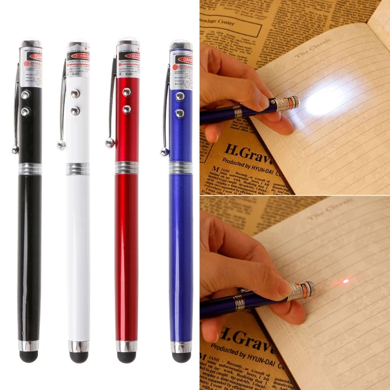 4-In-1 LED Torch Laser Pointer Touch Screen Stylus Ballpoint Pen For Tablet Laptop Feb5
4-In-1 LED Torch Laser Pointer Touch Screen Stylus Ballpoint Pen For Tablet Laptop Feb5