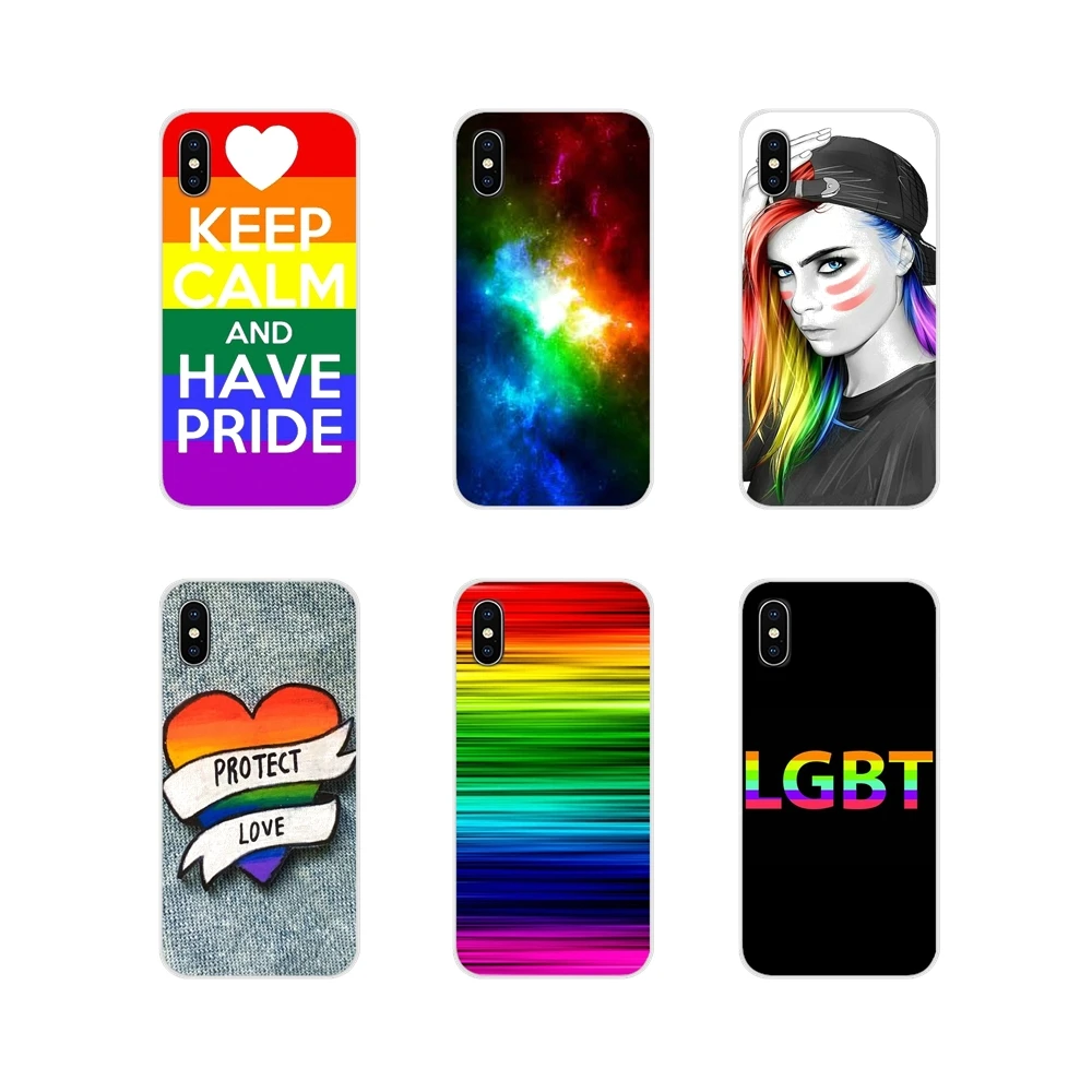 Gay Lesbian LGBT Accessories Phone Cases Covers For Apple iPhone X XR XS MAX 4 4S 5 5S 5C SE 6 6S 7 8 Plus ipod touch | Мобильные