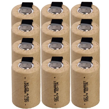 12 pcs 4/5SC battery 1.2v 1200mah nicd 4/5SUBC batteries for power tools for electric screwdrivers for drills FAST DELIVERY
12 pcs 4/5SC battery 1.2v 1200mah nicd 4/5SUBC batteries for power tools for electric screwdrivers for drills FAST DELIVERY