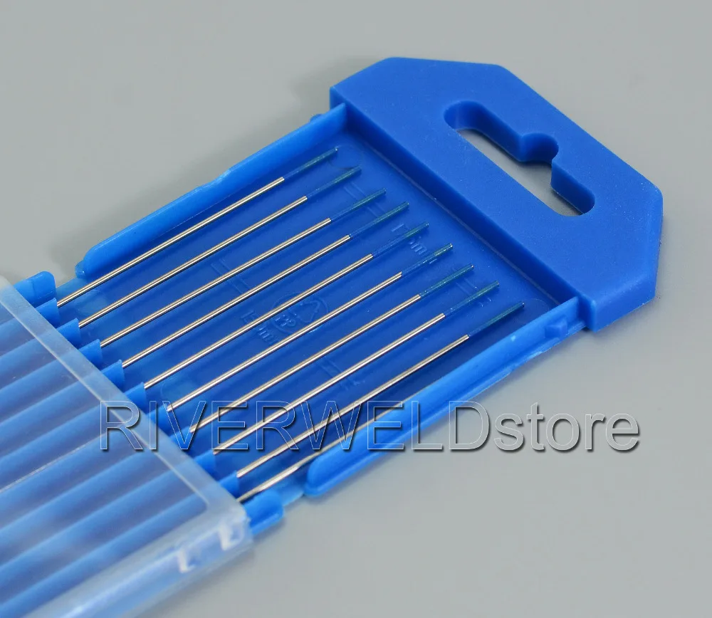 2% Lanthanated TIG Welding Tungsten Wolfram Electrode WL20 Sky Blue 1.0x175mm & 0.040*7" Tig Rod 10PK
2% Lanthanated TIG Welding Tungsten Wolfram Electrode WL20 Sky Blue 1.0x175mm & 0.040*7" Tig Rod 10PK