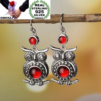 OMHXZJ Wholesale European Fashion Woman Girl Party Birthday Wedding Gift Vintage Owl Red Zircon Tai Silver Drop Earrings EA487
OMHXZJ Wholesale European Fashion Woman Girl Party Birthday Wedding Gift Vintage Owl Red Zircon Tai Silver Drop Earrings EA487