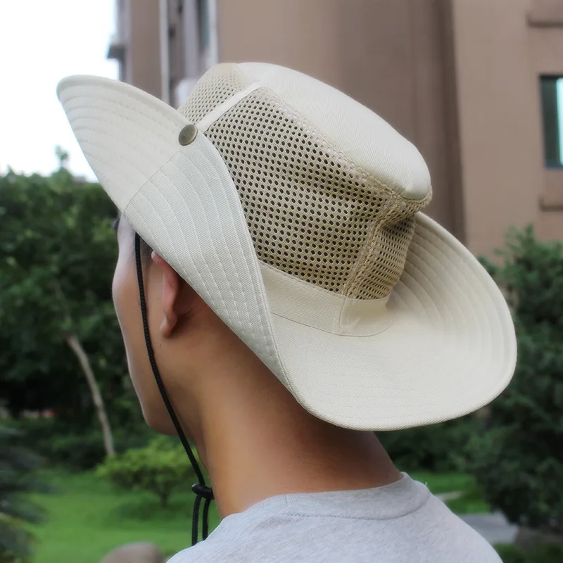 NEW 2020 Outdoor Summer breathable Recreational fishing net cap Hiking camping mountaineering hat Bucket Hats
NEW 2020 Outdoor Summer breathable Recreational fishing net cap Hiking camping mountaineering hat Bucket Hats