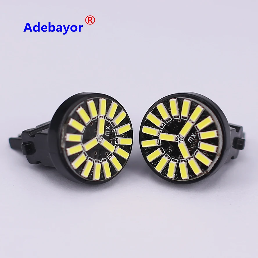 10 pcs 3157 direction indicator lamp backup brake light white T25 4014 19 LED Light Bulbs carstyling
10 pcs 3157 direction indicator lamp backup brake light white T25 4014 19 LED Light Bulbs carstyling