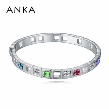 ANKA New Bangle Rhodium Plated Crystal High Quality Jewelry Women Invisible Setting Main Stone Crystals from Austria #111023
ANKA New Bangle Rhodium Plated Crystal High Quality Jewelry Women Invisible Setting Main Stone Crystals from Austria #111023
