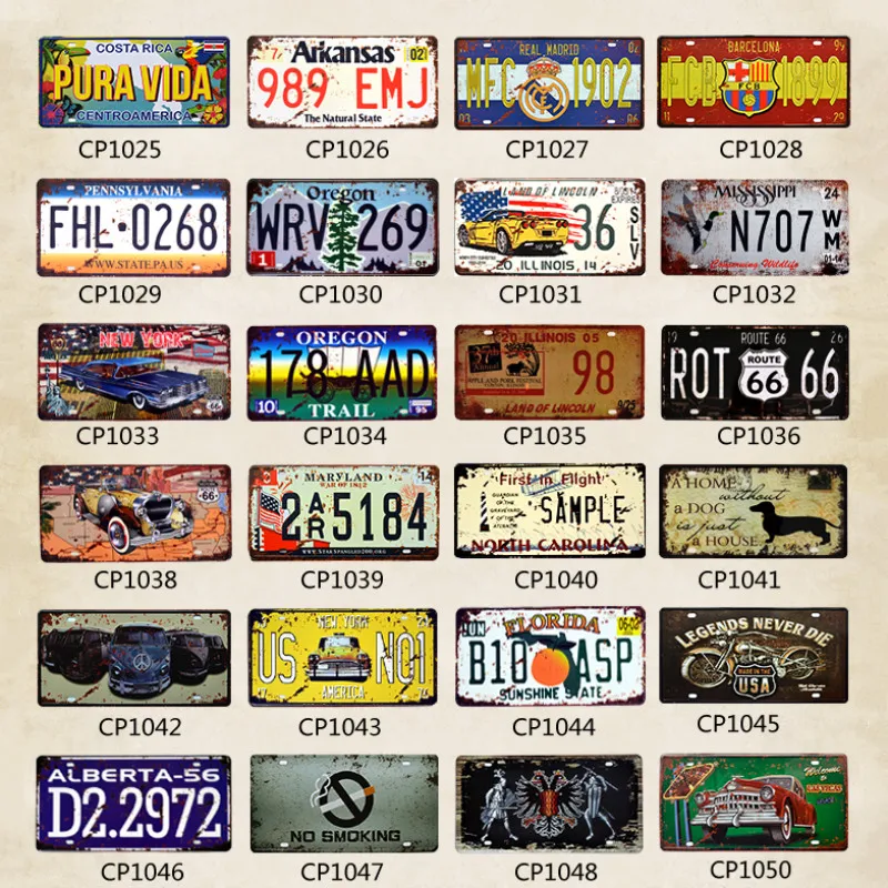 Route 66 Car Number License Plate Plaque Metal Tin Sign Home Wall Garage Art Decor Iron Poster Home Decorative Retro for Bar Pub
Route 66 Car Number License Plate Plaque Metal Tin Sign Home Wall Garage Art Decor Iron Poster Home Decorative Retro for Bar Pub