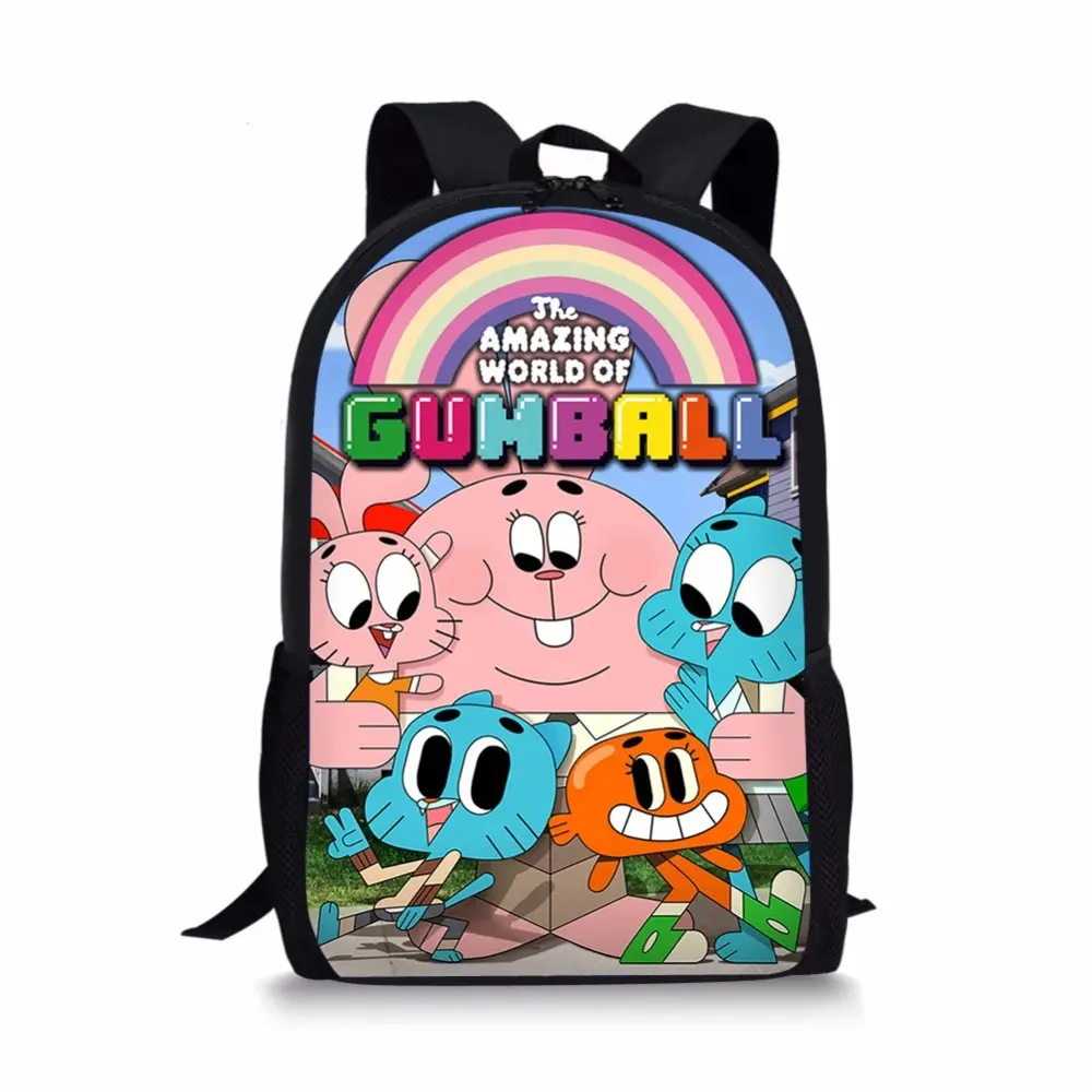 The Amazing World of Gumball School bags Backpacks kids orthopedic schoolbag satchel for girls mochila escolar book bag 1 grade
The Amazing World of Gumball School bags Backpacks kids orthopedic schoolbag satchel for girls mochila escolar book bag 1 grade