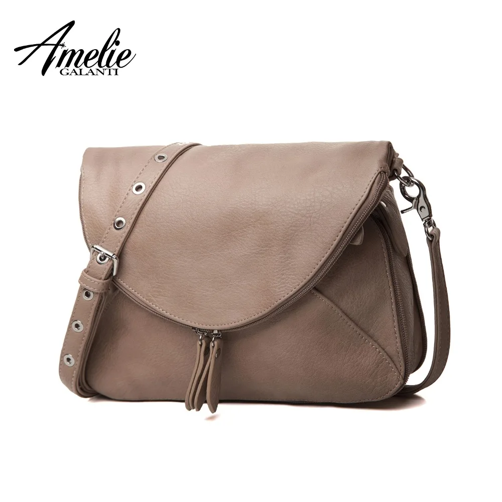 AMELIE GALANTI Luxury Leather Women Handbag Medium Crossbody Bag Summer Handbag Casual Totes Zipper New Over Shoulder Bag
AMELIE GALANTI Luxury Leather Women Handbag Medium Crossbody Bag Summer Handbag Casual Totes Zipper New Over Shoulder Bag