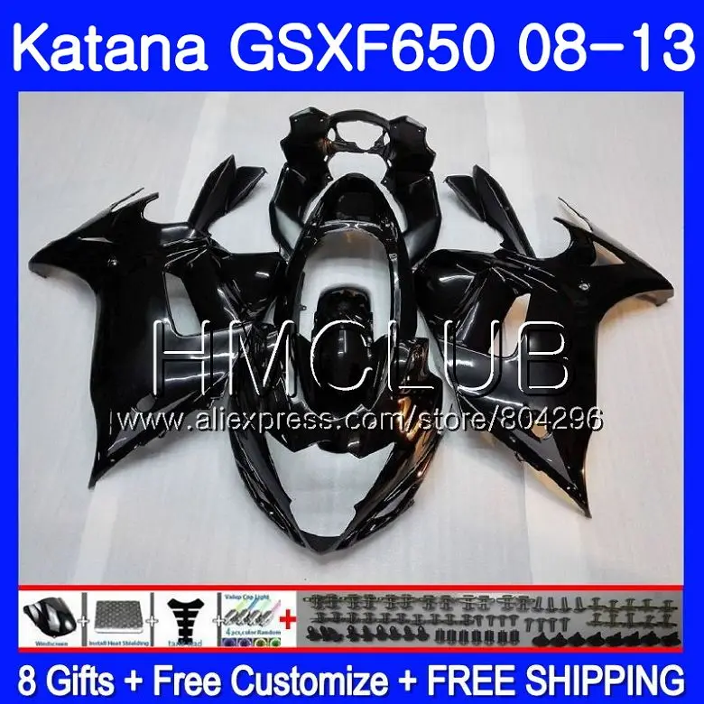Kit For SUZUKI KATANA GSXF 650 650F GSX650F 08 09 10 11 12 13 24HM.1 GSXF650 2008 2009 2010 2011 2012 2013 Fairing Glossy black
Kit For SUZUKI KATANA GSXF 650 650F GSX650F 08 09 10 11 12 13 24HM.1 GSXF650 2008 2009 2010 2011 2012 2013 Fairing Glossy black