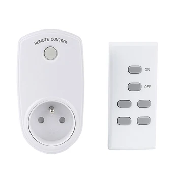 Smart Plug Remote Control Wireless Socket Light Switch France Programmable Electrical Outlet (1 Socket+1 Remote)
Smart Plug Remote Control Wireless Socket Light Switch France Programmable Electrical Outlet (1 Socket+1 Remote)