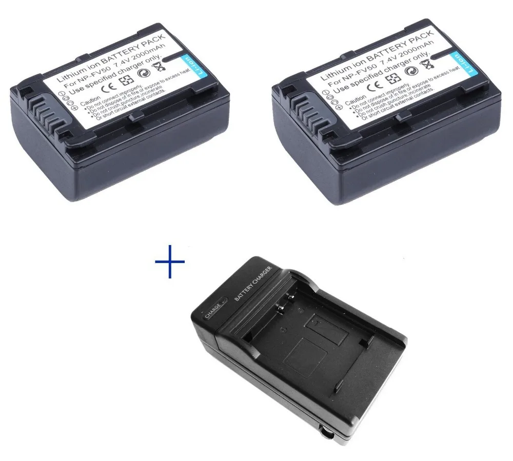 Wholesale 2pcs 2000mAh NP-FV50 FV50 Camera Li-ion Batteries+ Charger For Sony HDR-CX150E CX170,for sony accessories
Wholesale 2pcs 2000mAh NP-FV50 FV50 Camera Li-ion Batteries+ Charger For Sony HDR-CX150E CX170,for sony accessories