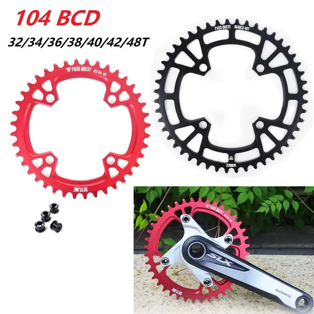 Bicycle Chain Wheel 104 BCD 32/34/36/38/40/42/48T Chainring MTB Mountain Bike 9/10/11 Speed For shimano SLX XT
Bicycle Chain Wheel 104 BCD 32/34/36/38/40/42/48T Chainring MTB Mountain Bike 9/10/11 Speed For shimano SLX XT