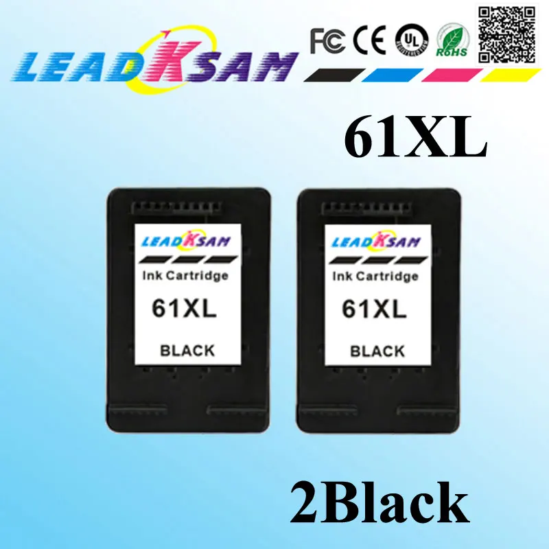 2 Black Ink Cartridge compatible for hp61 XL 61XL CH563WN Deskjet 2512 2514 3000 3055a 3051 3054 3056 3510 3511
2 Black Ink Cartridge compatible for hp61 XL 61XL CH563WN Deskjet 2512 2514 3000 3055a 3051 3054 3056 3510 3511