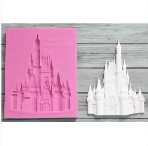 Silicone Fairy Tale Castle Church Wedding Christmas Fondant Cake