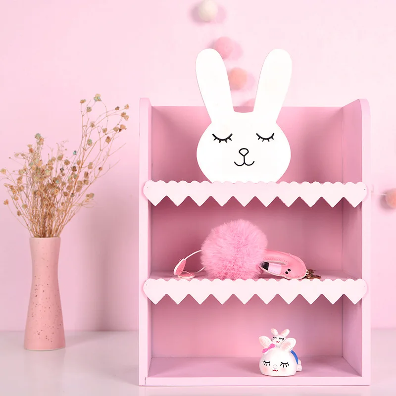 Three-Tier Pink Rack Debris Storage Rack Creativity Wooden Shelfs Crafts Household Living Room Bedrooms Kitchen Storage Supplies
Three-Tier Pink Rack Debris Storage Rack Creativity Wooden Shelfs Crafts Household Living Room Bedrooms Kitchen Storage Supplies