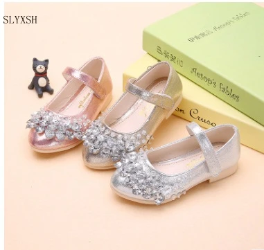 SLYXSH Children Rhinestone Glitter Kids Girls leather Shoes Princess Girls Sandals Toddler Big Girls Wedding Party Shoes
SLYXSH Children Rhinestone Glitter Kids Girls leather Shoes Princess Girls Sandals Toddler Big Girls Wedding Party Shoes