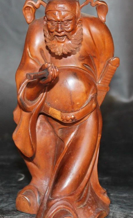 Nomal Huanghuali Wood Zhongkui Zhong Kui ChungKuel God Catch Demon Devil Statue
Nomal Huanghuali Wood Zhongkui Zhong Kui ChungKuel God Catch Demon Devil Statue