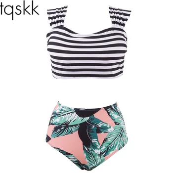 TQSKK 2019 New Sexy Bikinis Women Striped Swimsuit Swimwear Female Brazilian Bikini Set Swimming Wear Print Bathing Suit Biquini 
TQSKK 2019 New Sexy Bikinis Women Striped Swimsuit Swimwear Female Brazilian Bikini Set Swimming Wear Print Bathing Suit Biquini