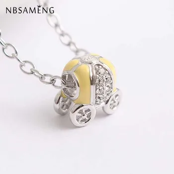 New 100% 925 Sterling Silver Bead Charm Pumpkin Coach Cart Pave CZ Enamel Charms Beads Fit Pandora Bracelets DIY Women Jewelry
New 100% 925 Sterling Silver Bead Charm Pumpkin Coach Cart Pave CZ Enamel Charms Beads Fit Pandora Bracelets DIY Women Jewelry