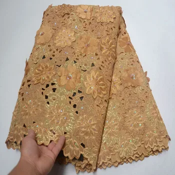 2019 African Yellow 3D Flower Lace Fabric With Beads Nigerian Embroidered sequins French Tulle Lace Fabric For Bridal XEW02
2019 African Yellow 3D Flower Lace Fabric With Beads Nigerian Embroidered sequins French Tulle Lace Fabric For Bridal XEW02