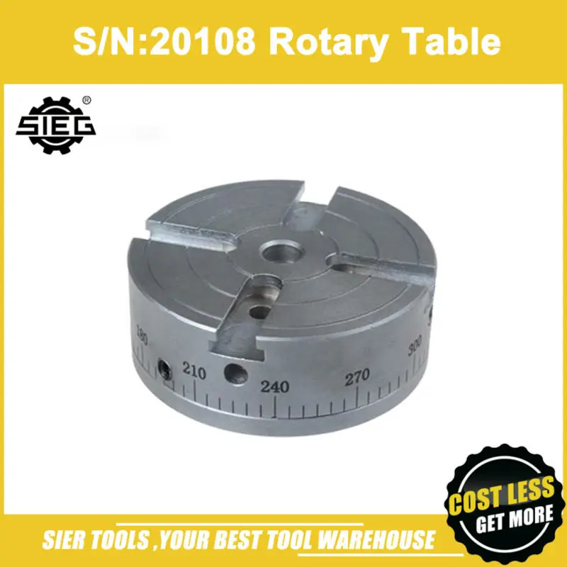 Free Shipping!/S/N:20108 Rotary Table/70x25mm Metal Rotation Plate/SIEG N1 accessory
Free Shipping!/S/N:20108 Rotary Table/70x25mm Metal Rotation Plate/SIEG N1 accessory