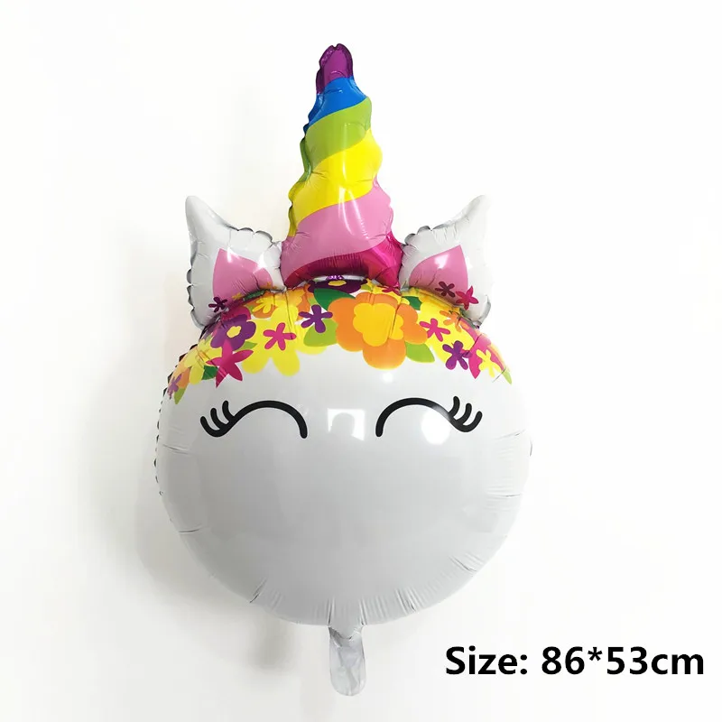 1Pcs New Unicorn Balloons Rainbow Animal Horse Baloon Kids Baby Shower Girl Emoji Smile Unicorn Birthday Party Decoration Favor
1Pcs New Unicorn Balloons Rainbow Animal Horse Baloon Kids Baby Shower Girl Emoji Smile Unicorn Birthday Party Decoration Favor