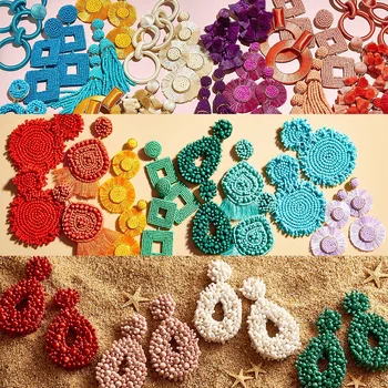 Miwens 2019 New Stylish Handmade Beads Drop Dangle Earrings Women Ins Hot Statement Pendant Earrings Bridal Ethnic Jewelry A890
Miwens 2019 New Stylish Handmade Beads Drop Dangle Earrings Women Ins Hot Statement Pendant Earrings Bridal Ethnic Jewelry A890