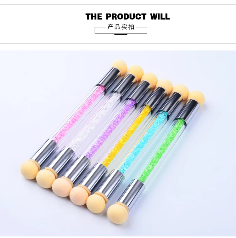 Double Head Rhinestone Nail Art Sponge Brush Gel Polish Gradient Painting Dotting Shading Dual End Nail Tool Set
Double Head Rhinestone Nail Art Sponge Brush Gel Polish Gradient Painting Dotting Shading Dual End Nail Tool Set