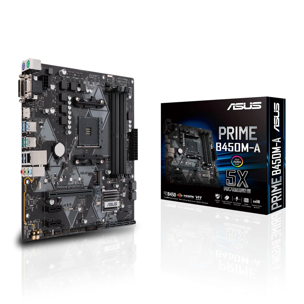 ASUS PRIME B450M-A DDR4-SDRAM DIMM 2133 2400 2666 2800 3000 3200 MHz Dual 64 GB AMD
ASUS PRIME B450M-A DDR4-SDRAM DIMM 2133 2400 2666 2800 3000 3200 MHz Dual 64 GB AMD