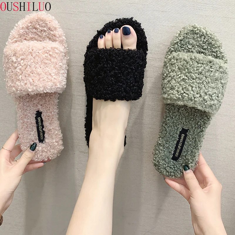 New Home Fur Shoes Hot Selling Home Fur Shoes Frequent Users Outside Home Fur Slippers Softsole Women's Shoes 
New Home Fur Shoes Hot Selling Home Fur Shoes Frequent Users Outside Home Fur Slippers Softsole Women's Shoes