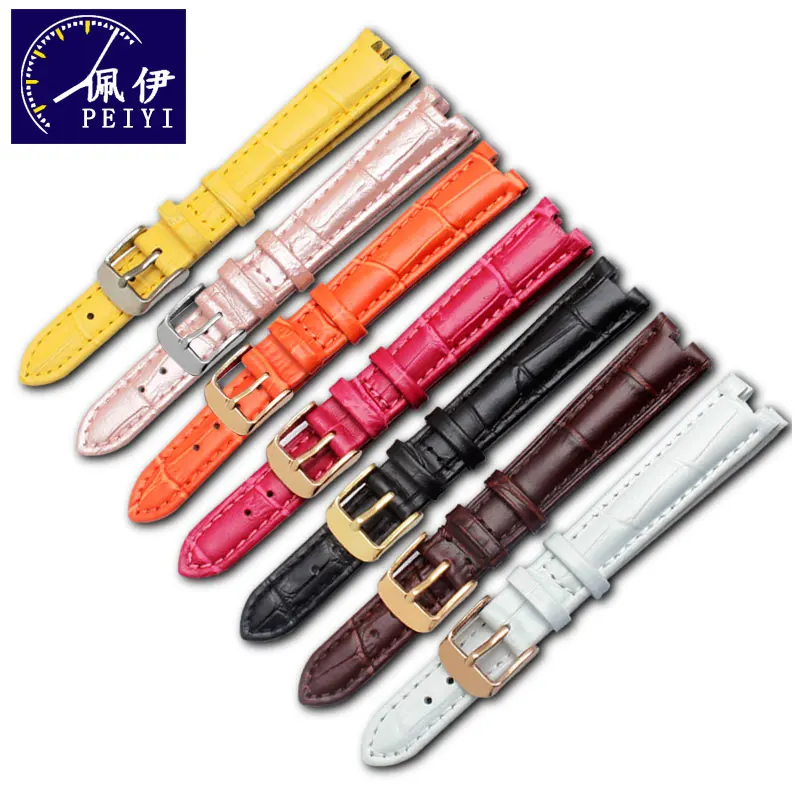 PEIYI Female genuine leather watch strap adapts to L590GWD L586 588 replacement Fiyta watch chain concave interface
PEIYI Female genuine leather watch strap adapts to L590GWD L586 588 replacement Fiyta watch chain concave interface