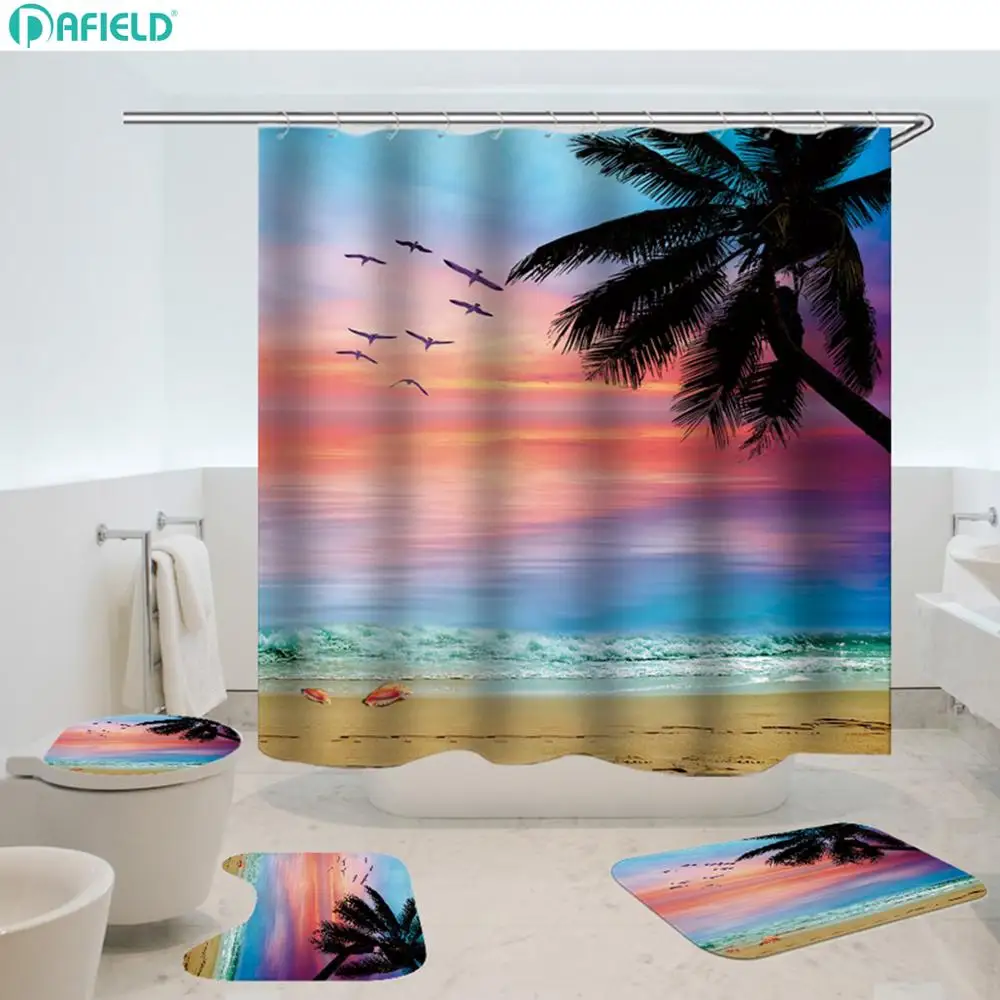 Dafield Bathroom Set With Shower Curtain Contour Rug Toilet Lid Cover Toilet Polyester Cover Bathroom Sets With Curtains
Dafield Bathroom Set With Shower Curtain Contour Rug Toilet Lid Cover Toilet Polyester Cover Bathroom Sets With Curtains