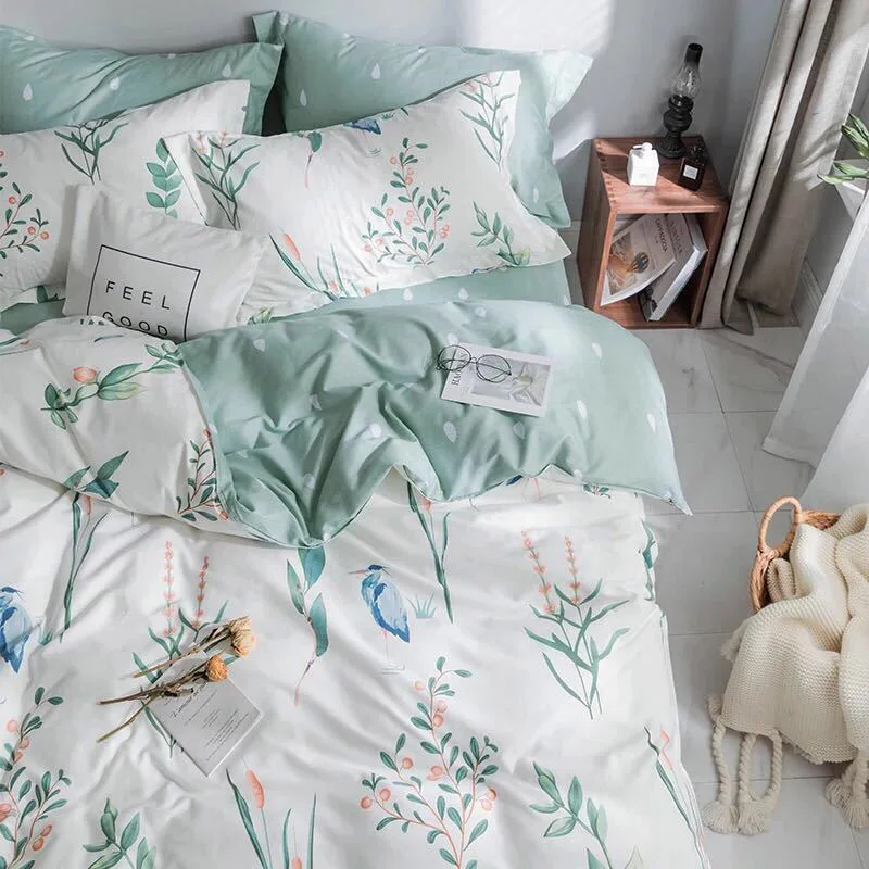 Ins Nordic Style Small Fresh Cactus Pattern Cotton Dormitory Quilt Cover Quilted Sheets 4PCS Queen Size TJ-27
Ins Nordic Style Small Fresh Cactus Pattern Cotton Dormitory Quilt Cover Quilted Sheets 4PCS Queen Size TJ-27