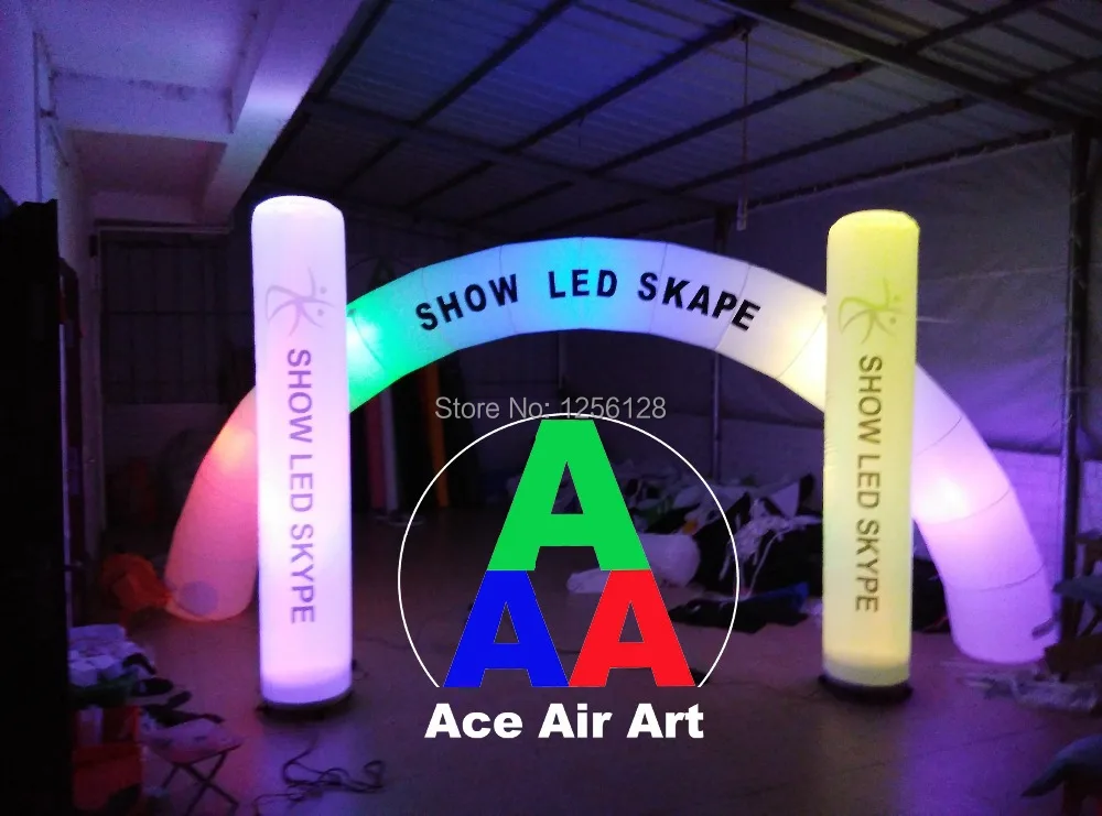 China Wholesale Price Beautiful Decorative LED Inflatable Arch For Advertisement
China Wholesale Price Beautiful Decorative LED Inflatable Arch For Advertisement