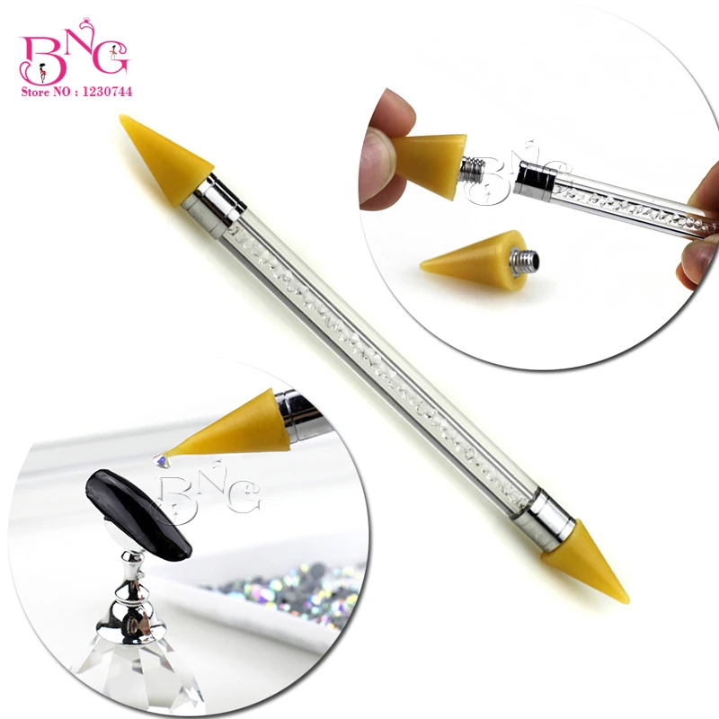 BNG Nail Rhinestone Picker Dotting Pen Dual-ended Wax Acrylic Handle Gem Pick Up Applicator Tool Self-Adhesive Dot Head Tips
BNG Nail Rhinestone Picker Dotting Pen Dual-ended Wax Acrylic Handle Gem Pick Up Applicator Tool Self-Adhesive Dot Head Tips