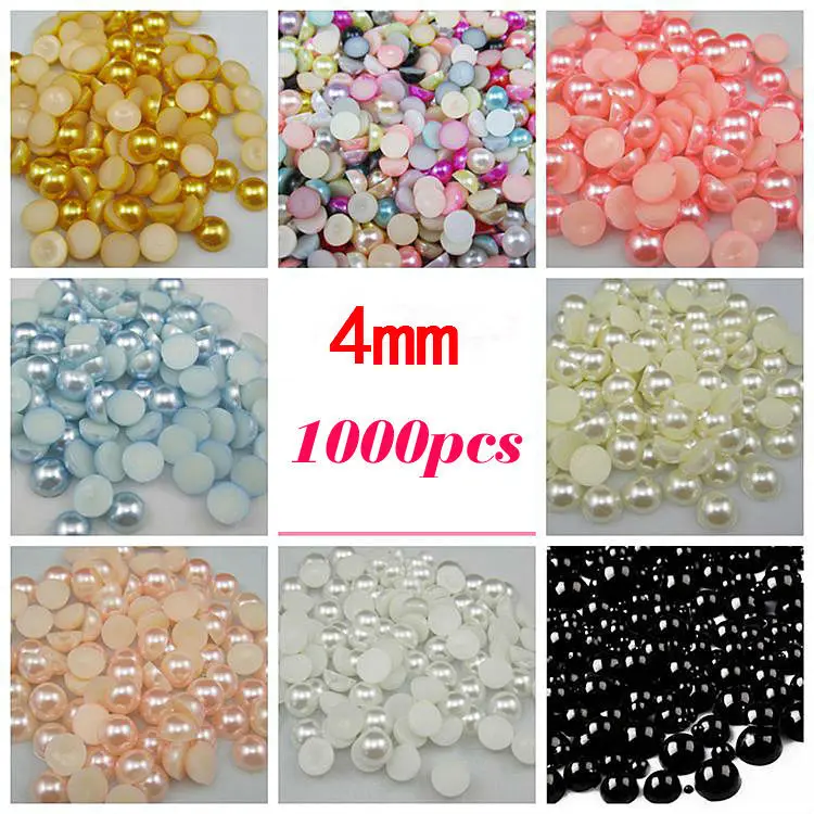 Free Shipping Many Colors 4mm 1000Pcs Craft ABS Imitation Pearls Half Round Flatback Pearls Resin Scrapbook Beads Decorate Diy
Free Shipping Many Colors 4mm 1000Pcs Craft ABS Imitation Pearls Half Round Flatback Pearls Resin Scrapbook Beads Decorate Diy