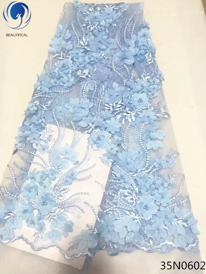Beautifical 3d lace applique blue lace fabric nigerian lace fabrics for wedding dress 2018 latest flowers style 5yards/lot 35N06
Beautifical 3d lace applique blue lace fabric nigerian lace fabrics for wedding dress 2018 latest flowers style 5yards/lot 35N06