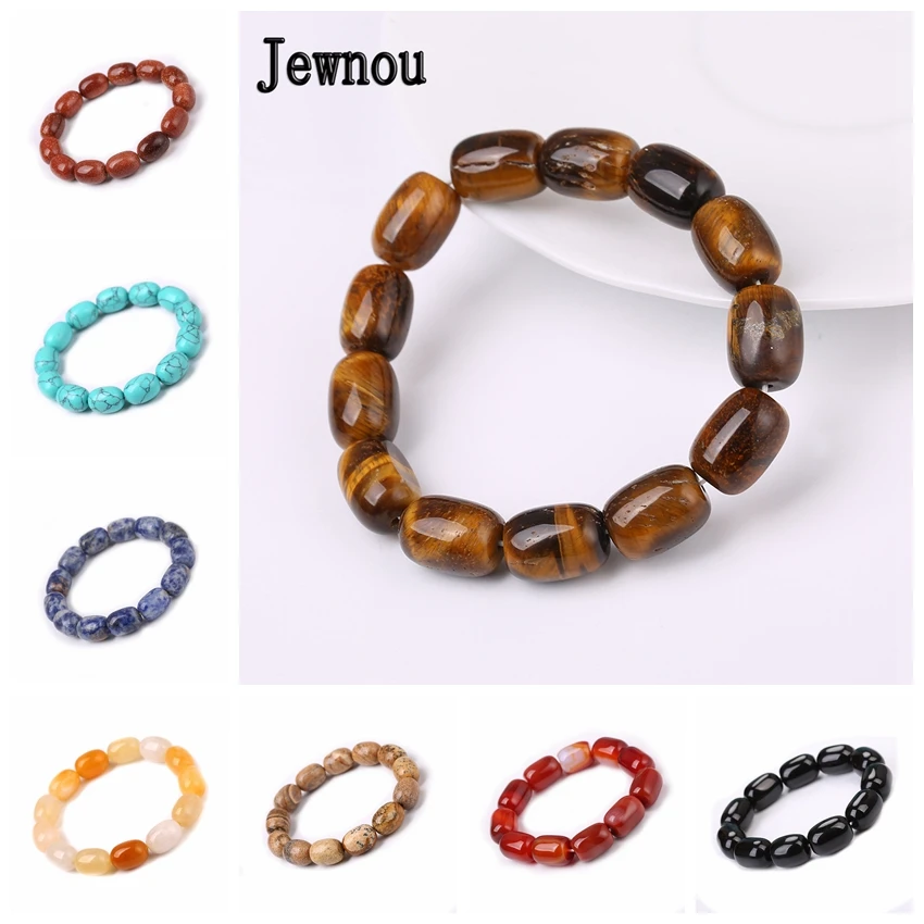 Jewnou Tiger Eye Natural Stone Bracelet Crystal Bead Chain Women Charm Jewelry Men Fashion Personality Amulet Vintage Gift
Jewnou Tiger Eye Natural Stone Bracelet Crystal Bead Chain Women Charm Jewelry Men Fashion Personality Amulet Vintage Gift