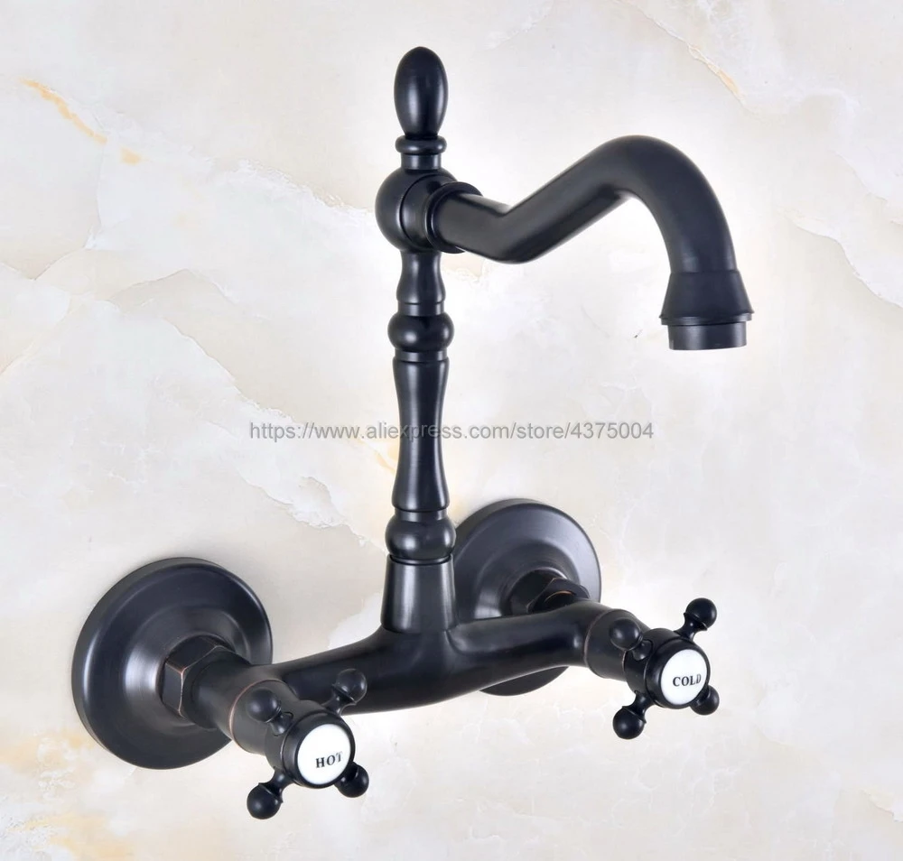 Oil Rubbed Bronze Bathroom Basin Sink Mix Tap Dual Handles Wall Mounted Kitchen Basin Sink Mixer Faucet Nnf457
Oil Rubbed Bronze Bathroom Basin Sink Mix Tap Dual Handles Wall Mounted Kitchen Basin Sink Mixer Faucet Nnf457