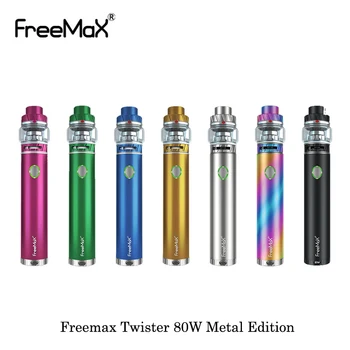 Electronic Cigarettes Freemax Twister 80W Starter Kit Metal Edition 2300mah Battery With Fireluke 2 Tank Mesh 5ML Vape Vaporizer
Electronic Cigarettes Freemax Twister 80W Starter Kit Metal Edition 2300mah Battery With Fireluke 2 Tank Mesh 5ML Vape Vaporizer