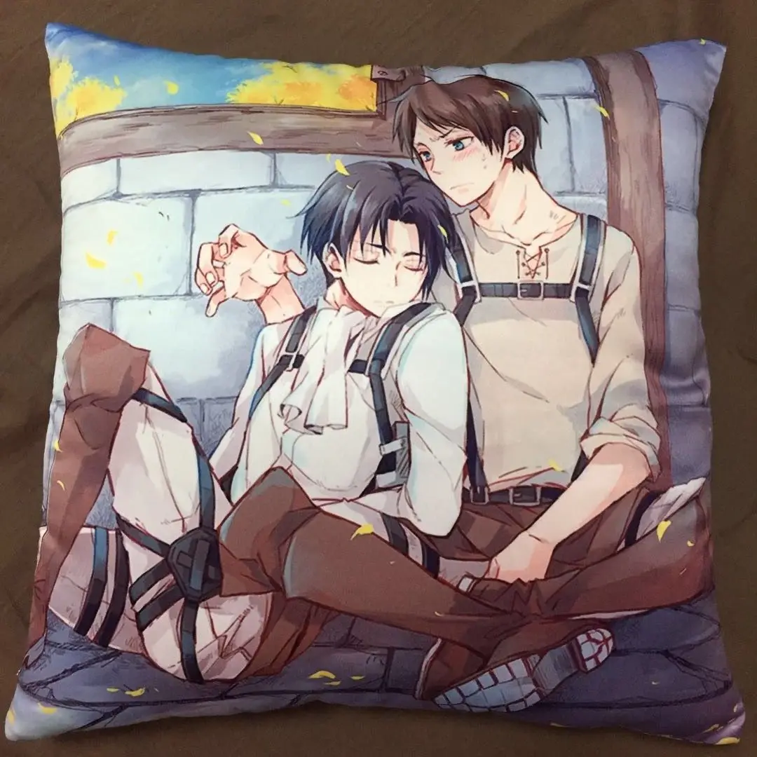 Attack on Titan Aren Levi Anime Two Side Pillowcases Hugging Pillow Cushion Case Cover Otaku Cosplay Gift New 095
Attack on Titan Aren Levi Anime Two Side Pillowcases Hugging Pillow Cushion Case Cover Otaku Cosplay Gift New 095