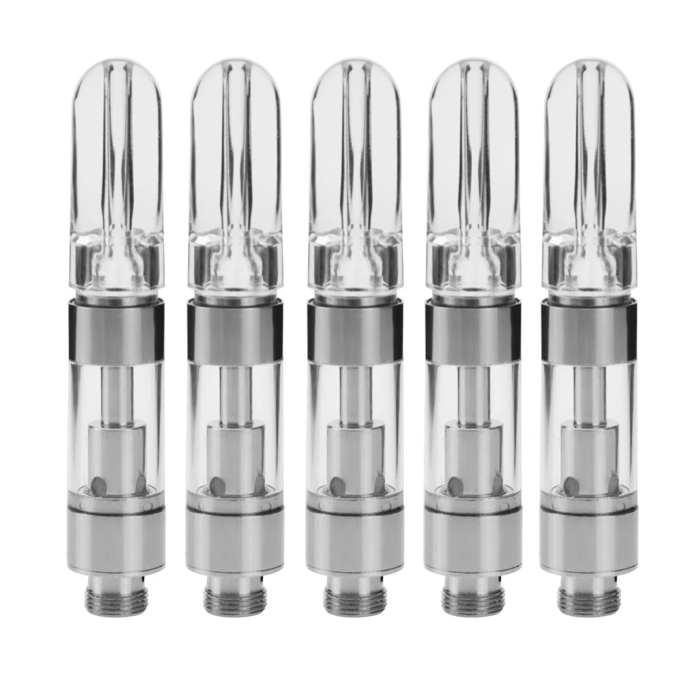 5pcs/pack 0.5ml CBD Cartridge Clearomizer Atomizer Plastic Nozzle Ceramic Cell Tank For 510 Electronic Cigarette Vape Vaporizer
5pcs/pack 0.5ml CBD Cartridge Clearomizer Atomizer Plastic Nozzle Ceramic Cell Tank For 510 Electronic Cigarette Vape Vaporizer