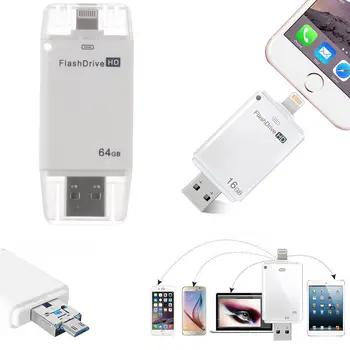8/32/64/128GB/256G USB i Flash Drive U Disk OTG Memory Stick For iPhone 5 5S 6 6 plus 7 8 For iPad 4 Air Mini 2 3 4 Android
8/32/64/128GB/256G USB i Flash Drive U Disk OTG Memory Stick For iPhone 5 5S 6 6 plus 7 8 For iPad 4 Air Mini 2 3 4 Android