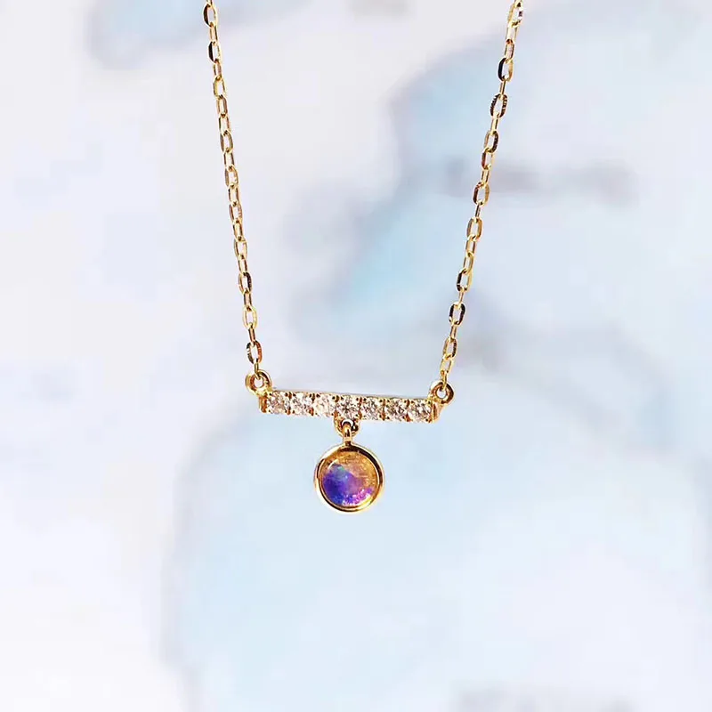 ANI 18K Yellow Gold (AU750) Wedding Pendant Necklace Natural Opal Certificate Real Diamond Women Chain Necklace for Birthday
ANI 18K Yellow Gold (AU750) Wedding Pendant Necklace Natural Opal Certificate Real Diamond Women Chain Necklace for Birthday
