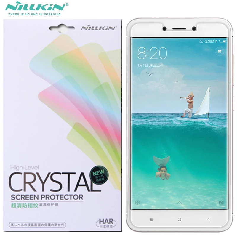 Nillkin Transparent glossy Screen Protector For Xiaomi redmi 4x Anti-Fingerprint Matte Protective film For redmi 4x
Nillkin Transparent glossy Screen Protector For Xiaomi redmi 4x Anti-Fingerprint Matte Protective film For redmi 4x