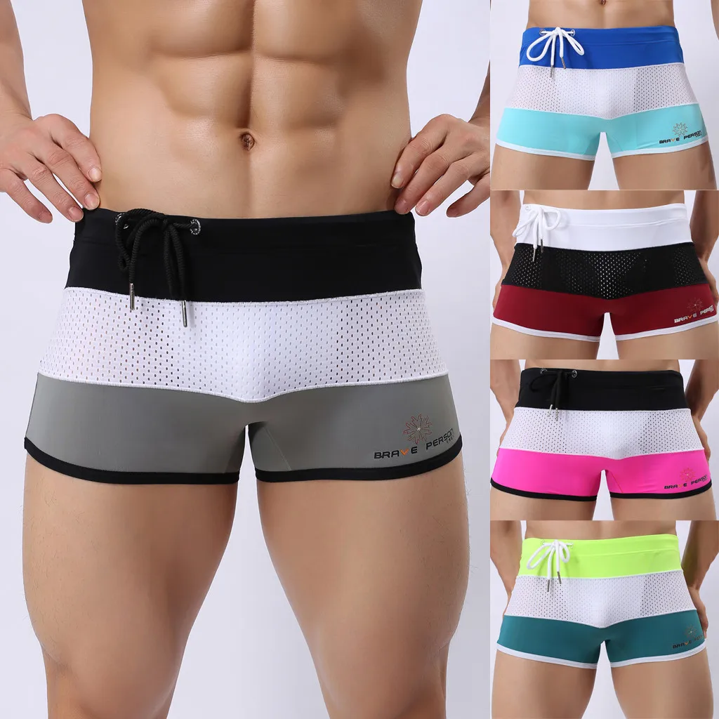 swimwear Daily Sexy Swimming Trunks Quick-drying Swim Boxer Stripe Flat-Corner Beach Sports Swimming Trousers L0328
swimwear Daily Sexy Swimming Trunks Quick-drying Swim Boxer Stripe Flat-Corner Beach Sports Swimming Trousers L0328