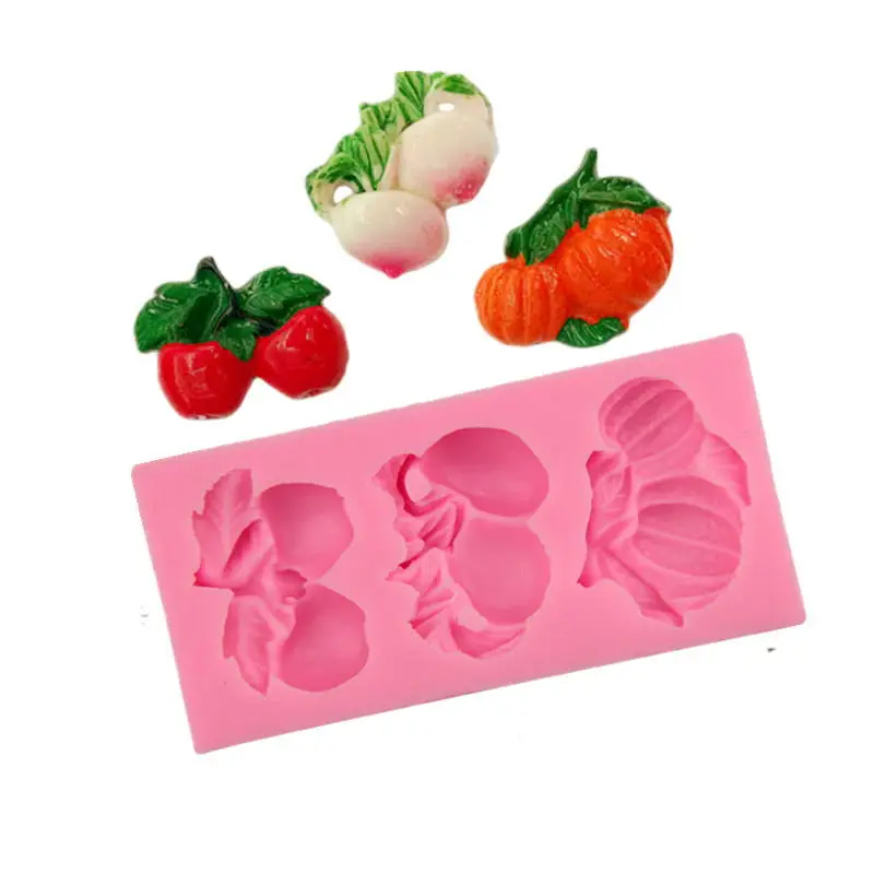 Fruits and vegetables Fold sugar cake Silicone mold DIY kitchen West Point baking tool Chocolate biscuit cake Dessert decoration
Fruits and vegetables Fold sugar cake Silicone mold DIY kitchen West Point baking tool Chocolate biscuit cake Dessert decoration