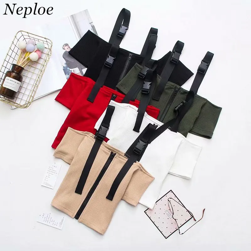 Neploe Slsah Neck Zipper Placket Hot Cool Girl Tank Top Fashion Casual Slim Short Camis 2019 Summer Modis Sling Crop Top 80025
Neploe Slsah Neck Zipper Placket Hot Cool Girl Tank Top Fashion Casual Slim Short Camis 2019 Summer Modis Sling Crop Top 80025