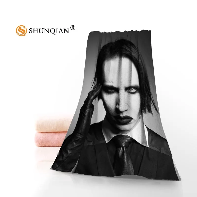 Hot Custom Marilyn Manson Towel Printed Cotton Face/Bath Towels Microfiber Fabric For Kids Men Women Shower Towels A7.24-1
Hot Custom Marilyn Manson Towel Printed Cotton Face/Bath Towels Microfiber Fabric For Kids Men Women Shower Towels A7.24-1