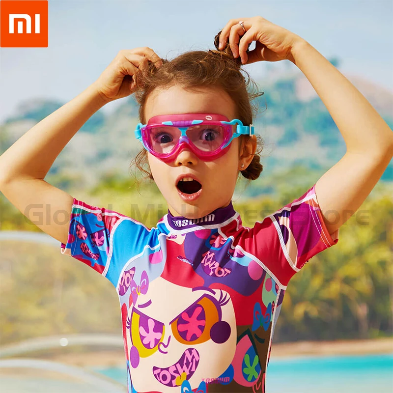 Xiaomi Mijia TOSWIM противозапотевающие плавательные очки Регулируемые сливные шайбы