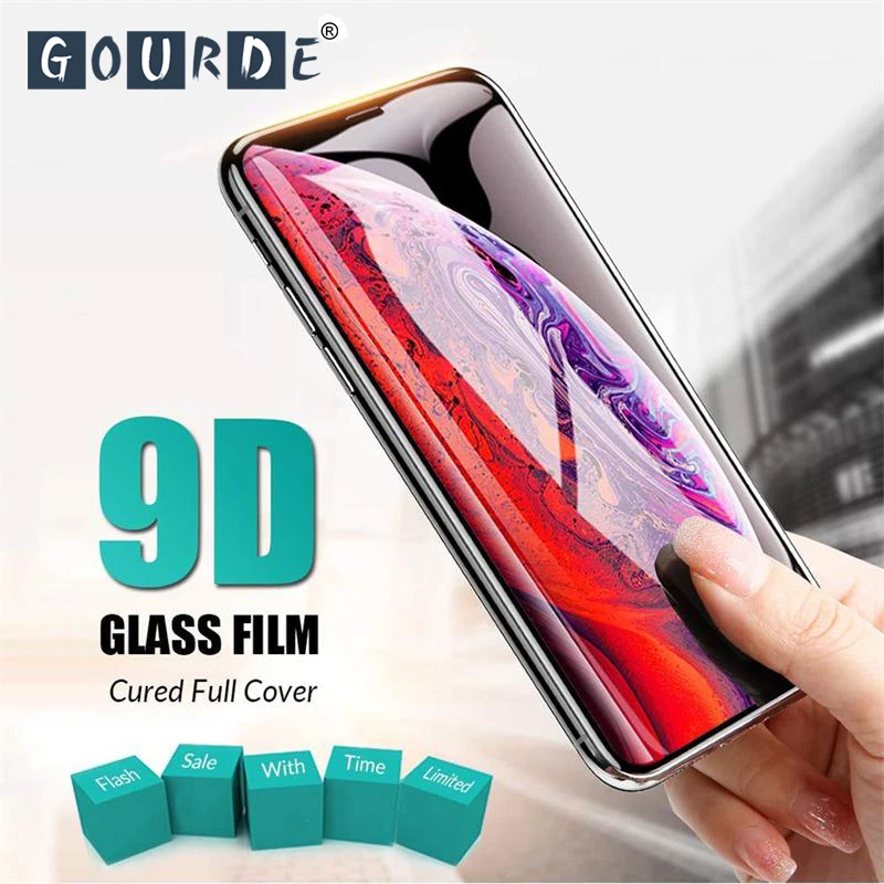 Gourde 9D Protective Glass for iPhone 11 Pro For iPhone 8 Plus Screen Protector for iPhone XR Xs Max for iphone 11 Pro Max Glass
Gourde 9D Protective Glass for iPhone 11 Pro For iPhone 8 Plus Screen Protector for iPhone XR Xs Max for iphone 11 Pro Max Glass